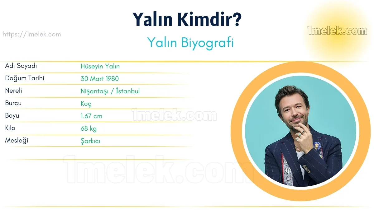 Yalın: Boyu, Kilosu, Yaşı, Eşi ve Biyografisi