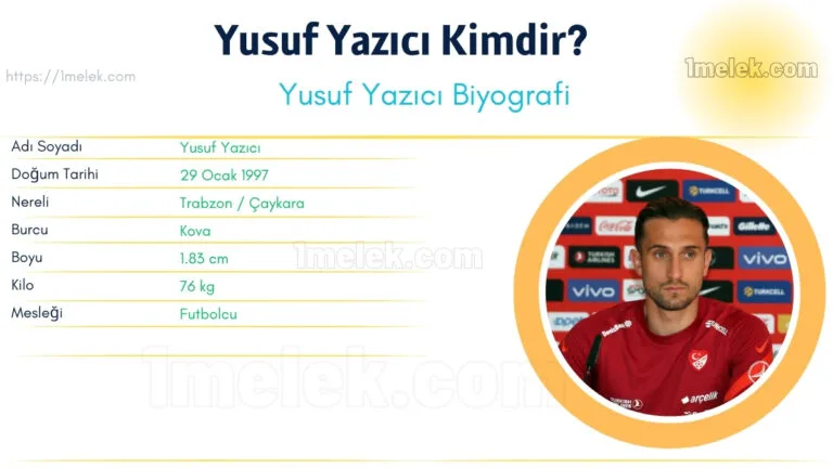 yusuf yazici kac kilo boyu kac nereli kac yasinda esi kimdir
