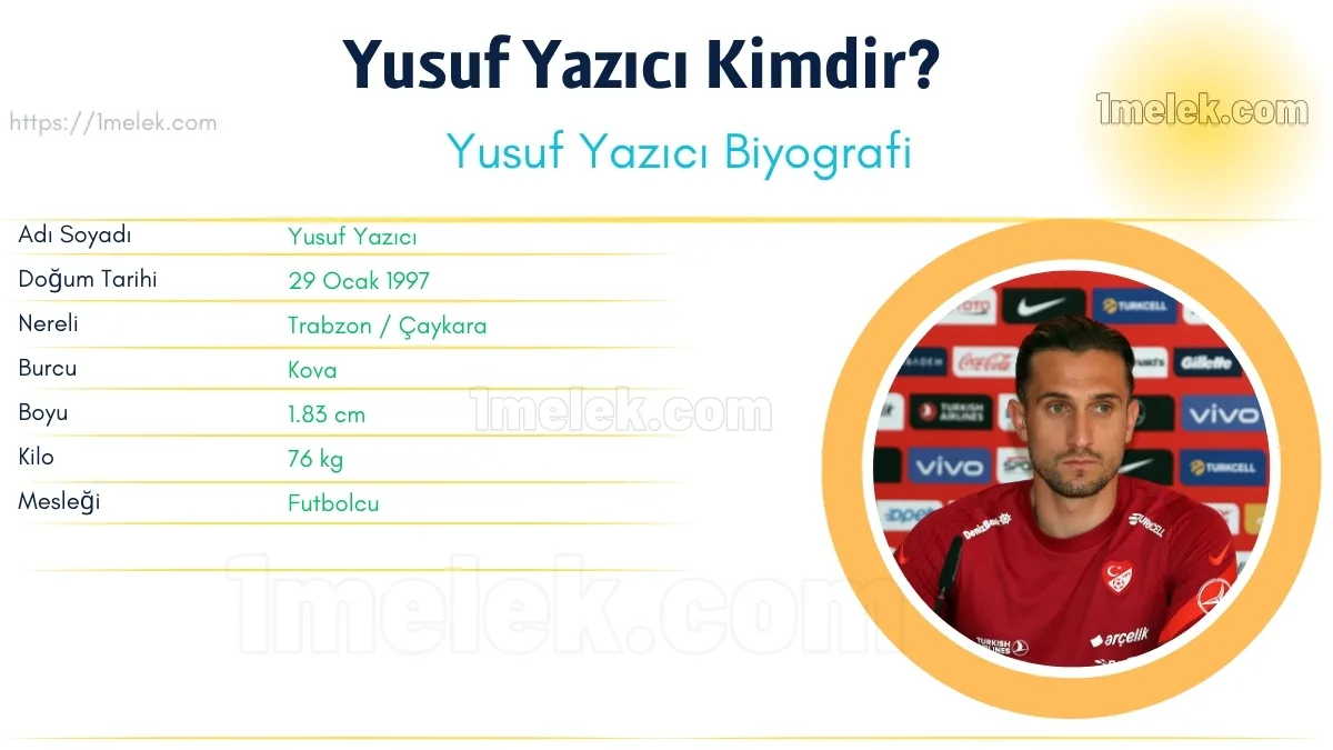 Yusuf Yazıcı Kaç Kilo, Boyu Kaç, Nereli, Kaç Yaşında Eşi Kimdir ?