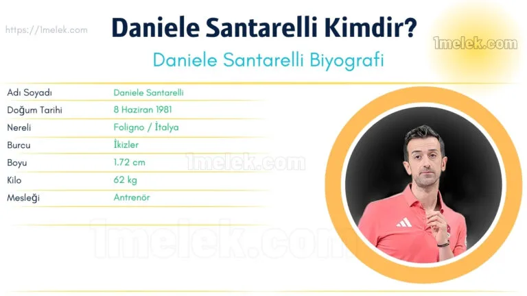 daniele santarelli kac kilo boyu kac nereli kac yasinda esi kimdir