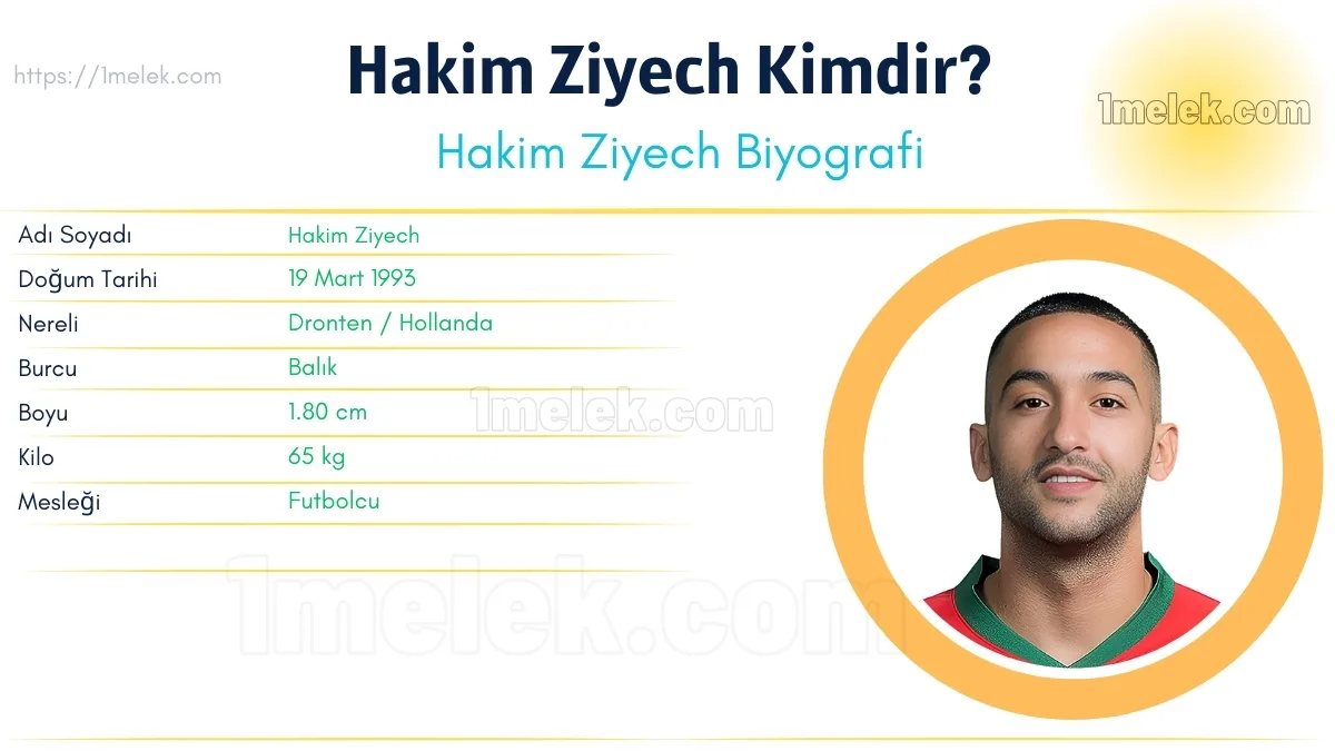 Hakim Ziyech: Boyu, Kilosu, Yaşı, Eşi ve Biyografisi