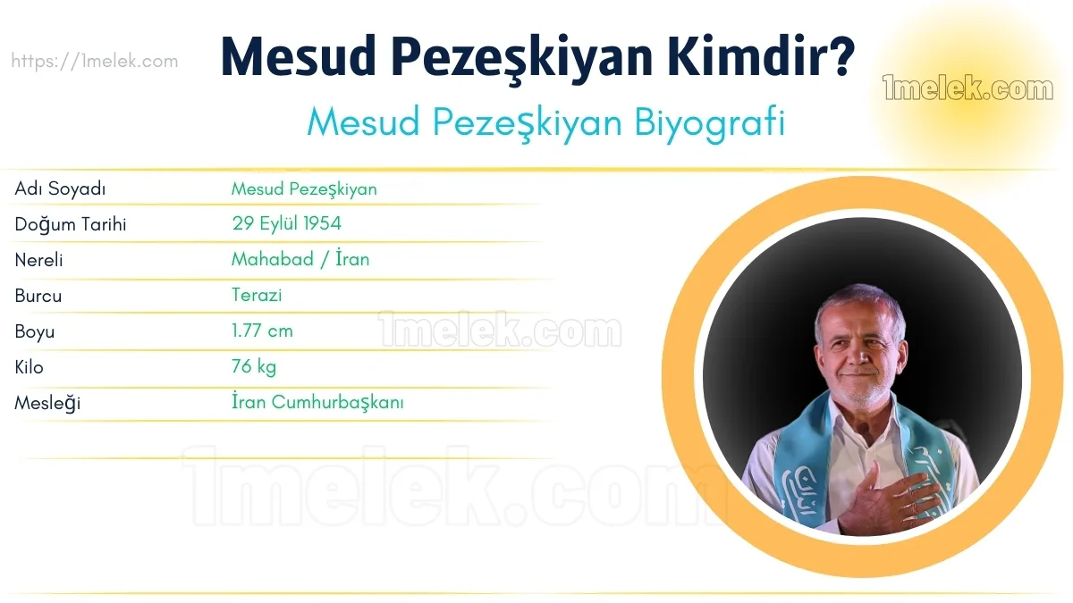 Mesud Pezeşkiyan: Boyu, Kilosu, Yaşı, Eşi ve Biyografisi