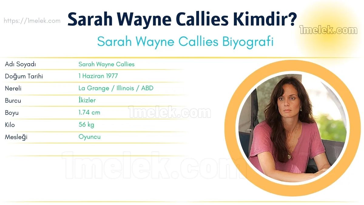 Sarah Wayne Callies: Boyu, Kilosu, Yaşı, Eşi ve Biyografisi