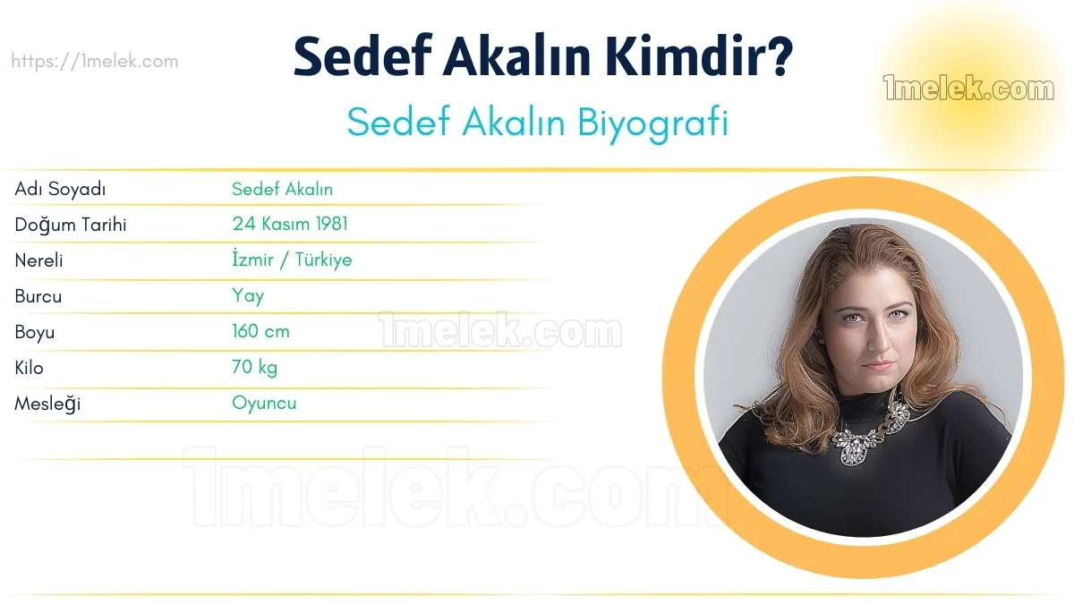 Sedef Akalın: Boyu, Kilosu, Yaşı, Eşi ve Biyografisi