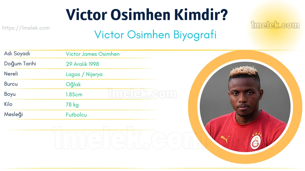 Victor Osimhen: Boyu, Kilosu, Yaşı, Eşi ve Biyografisi