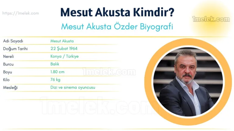 mesut akusta kac kilo boyu kac nereli kac yasinda esi kimdir