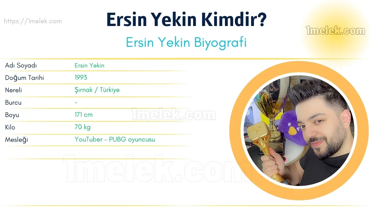 Ersin Yekin Kimdir, Boyu, Kilosu, Yaşı, Eşi ve Biyografisi