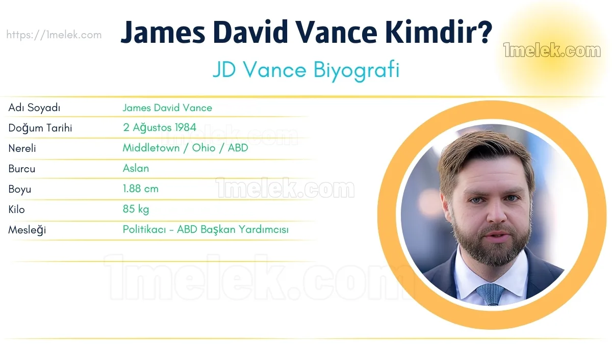 James David Vance – Boyu, Kilosu, Yaşı, Eşi ve Biyografisi
