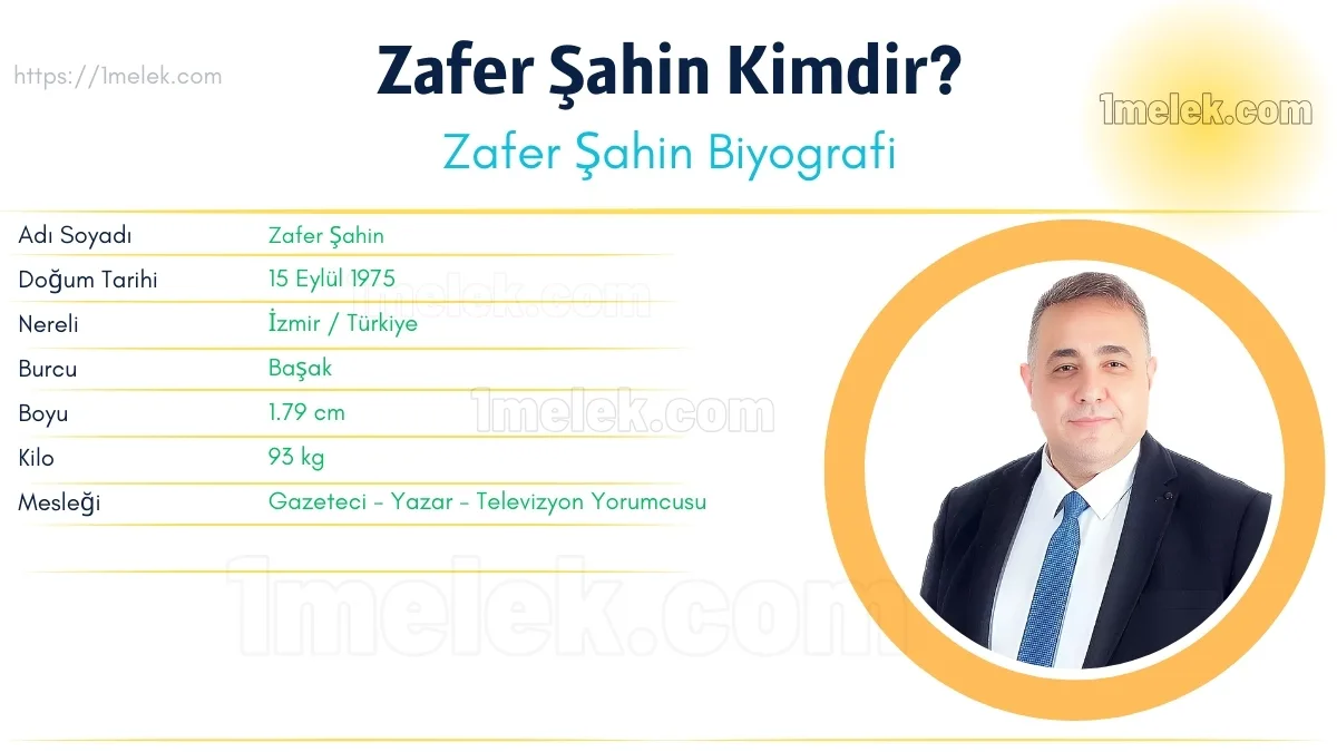 Zafer Şahin Kimdir – Boyu, Kilosu, Yaşı ve Biyografisi