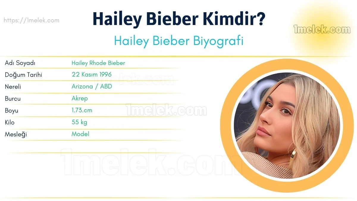 Hailey Bieber Kimdir? Boyu, Kilosu, Vücut Ölçüleri ve Hayatı