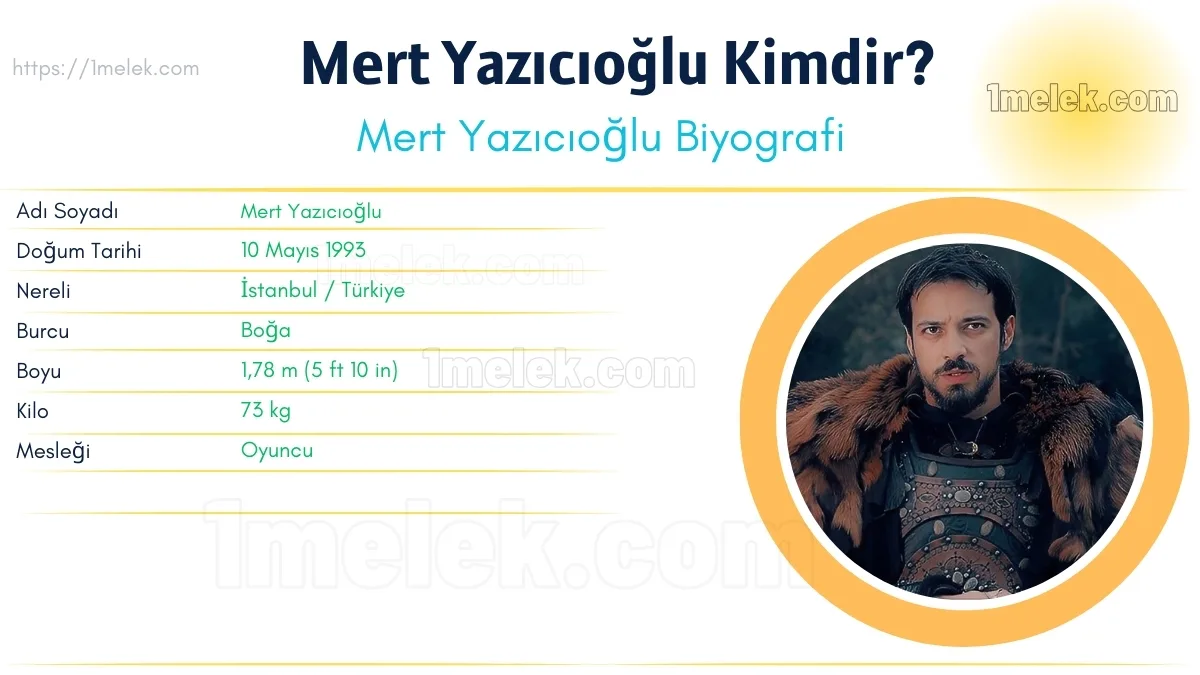 Mert Yazıcıoğlu Boyu, Kilosu ve Biyografisi